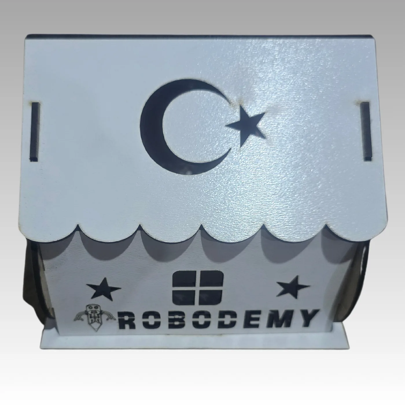 Robodemy Ahşap Gece Lambası Kiti