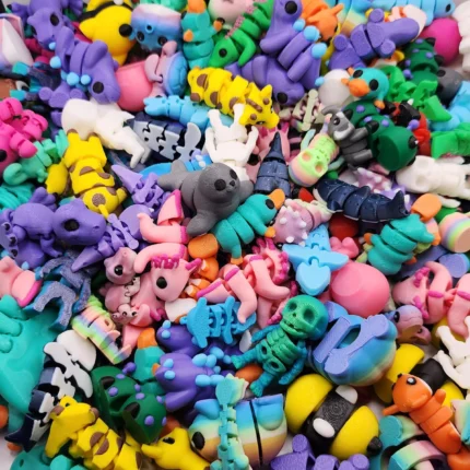 Hareketli Mini Hayvan Anahtarlık